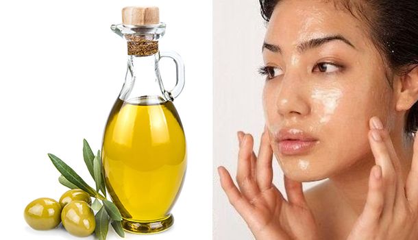olive oil on face overnight