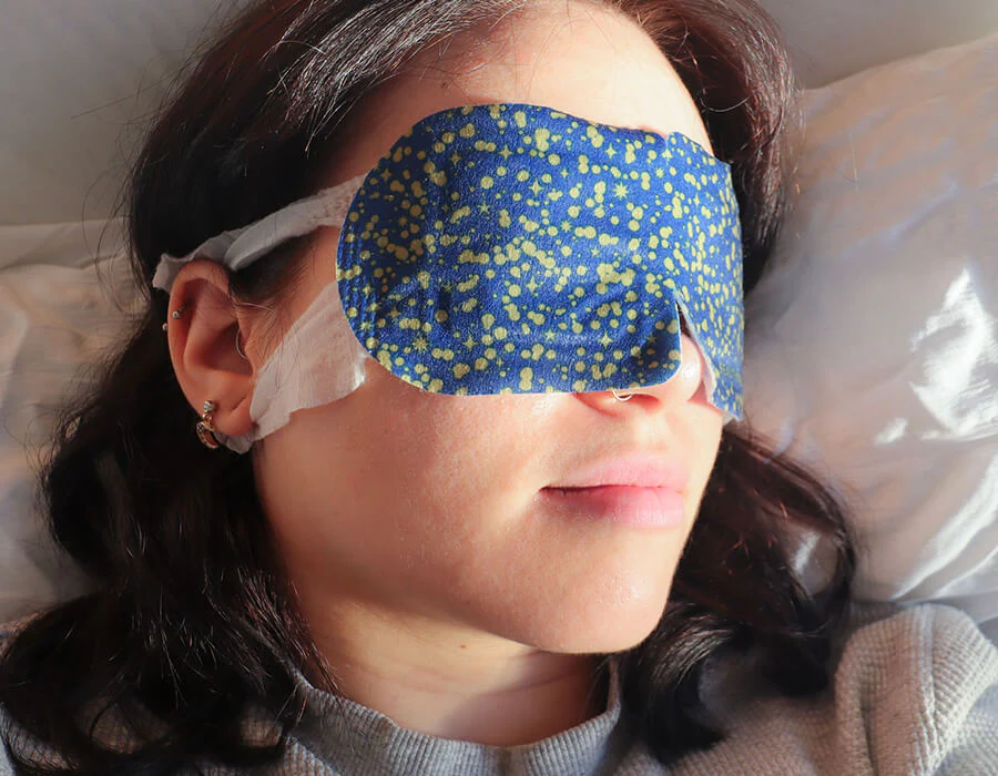 Use a Heated Eye Mask