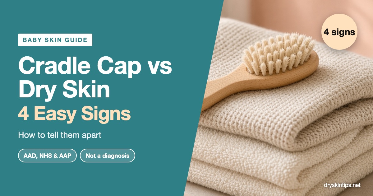 Cradle cap vs dry skin: 4 easy signs to tell them apart, based on AAD, NHS and AAP advice